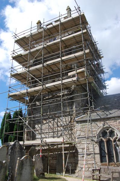 Tower scaffolding