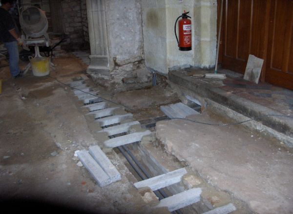 Camborne Church floor
