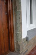 Failed Polyphant stone to door surround